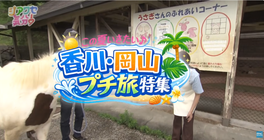 RNC「シアワセ気分！」「この夏いきたい♪香川･岡山プチ旅 特集」2026年7月25日(土)OAの制作を弊社で担当しました！